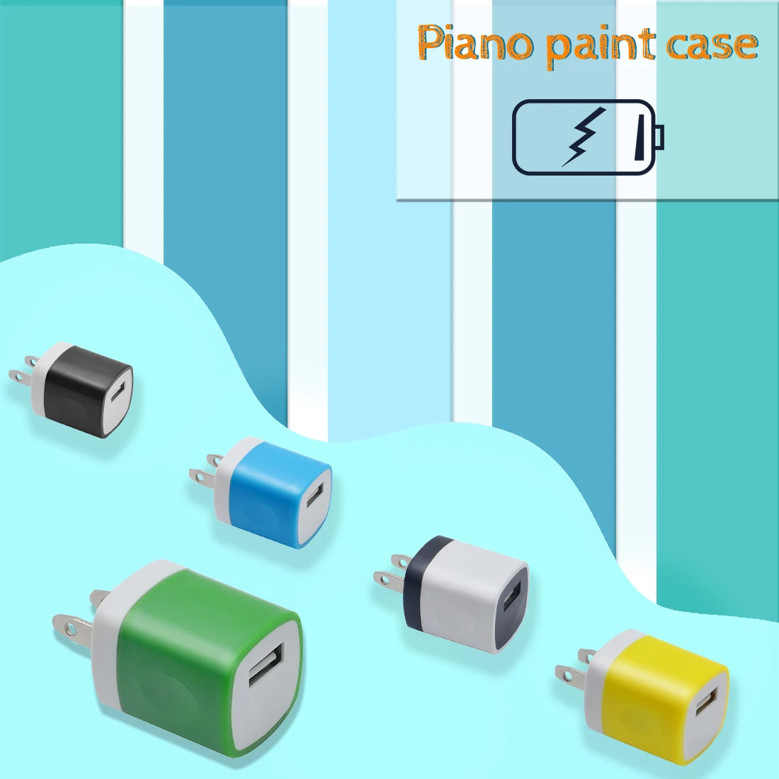 Etmakit Top Quality USB Power Adapter US Plug Travel Wall Charger Adapter for Huawei Samsung