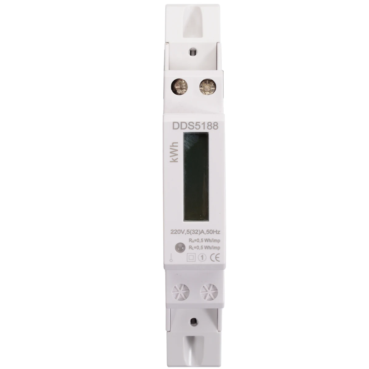 1pc High-quality Digital Display DDS5188 LED AC Meter Electric Meter KWH LCD 5 (32)A With S0 Port For DIN Rail