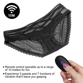 New Vibrating Panties 10 Functions Wireless Remote Control Strap on Underwear Vibrator Clitoral Stimulator Sex Toy For Women
