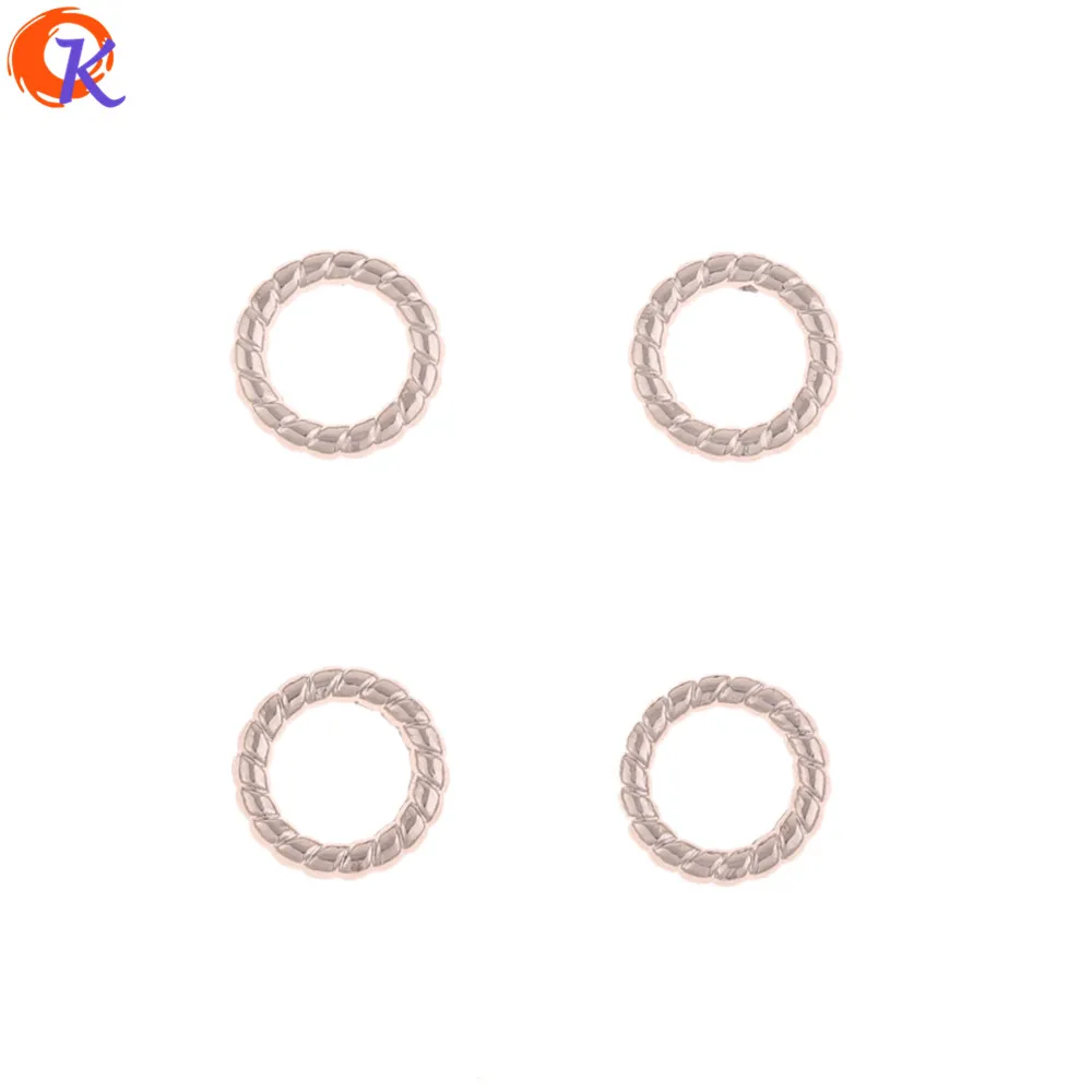 

Cordial Design 200Pcs 9*9MM Earrings Accessories/DIY Jewelry Making/Rhodium/Ring Shape/Hand Made/Jewelry Findings Component