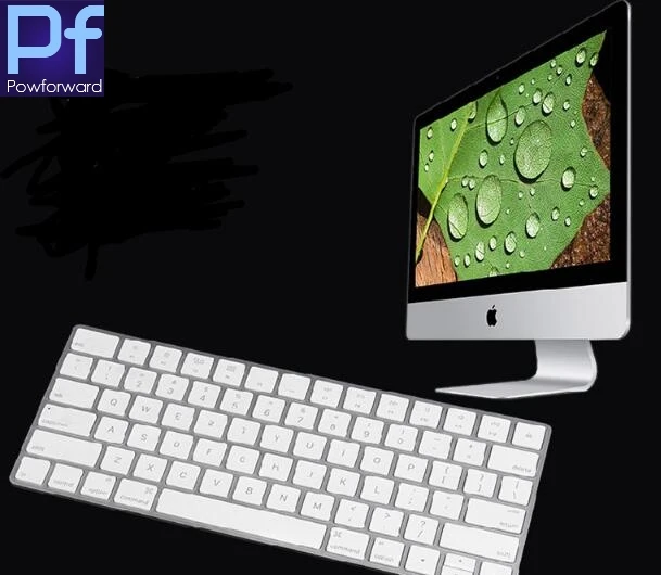 Новинка 2017 Силиконовая Защитная крышка для iMac ПК компьютера с английской