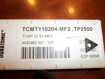 

10PCS TOOLS CARBIDE INSERT TCMT110204-MF2 TP2500