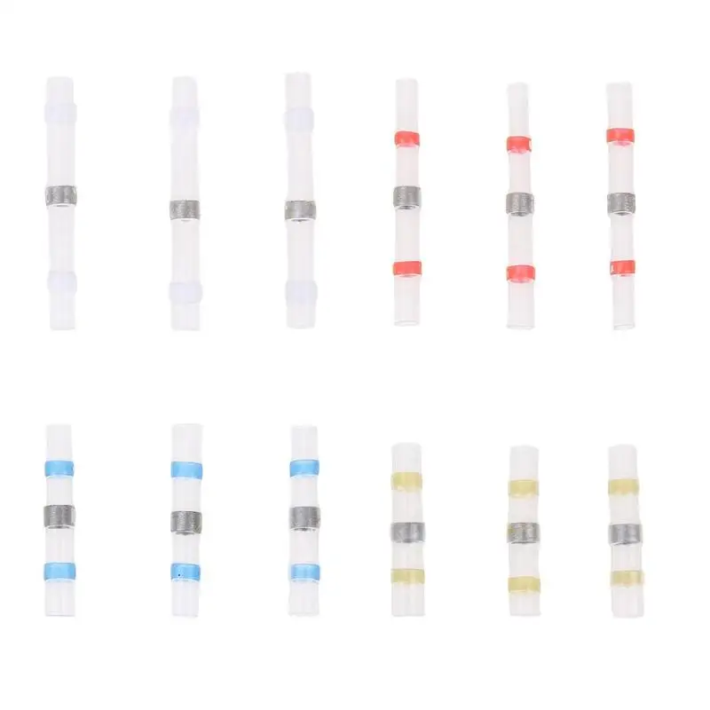 50/100 шт Водонепроницаемый припоя уплотнения терм усадочная стыковые соединители пайки рукав кабель для соединения проводов терминал Электрический разъем - Цвет: 50pcs bag