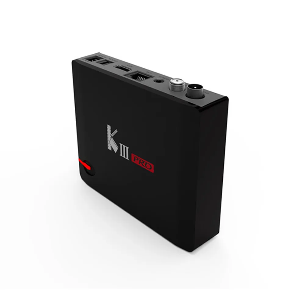 MECOOL KIII PRO комбо DVB-S2 DVB-T2 DVB-C Android 7,1 ТВ коробка, 3 Гб оперативной памяти, 16G K3 Pro Amlogic S912 Octa Core 64bit 4K NEWCAMD Media Player