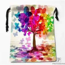 Пользовательские печати мультфильм Дерево сумки для покупок на шнурках дорожный мешочек для хранения плавать Туризм игрушка сумка унисекс мульти Size18-12-31-11