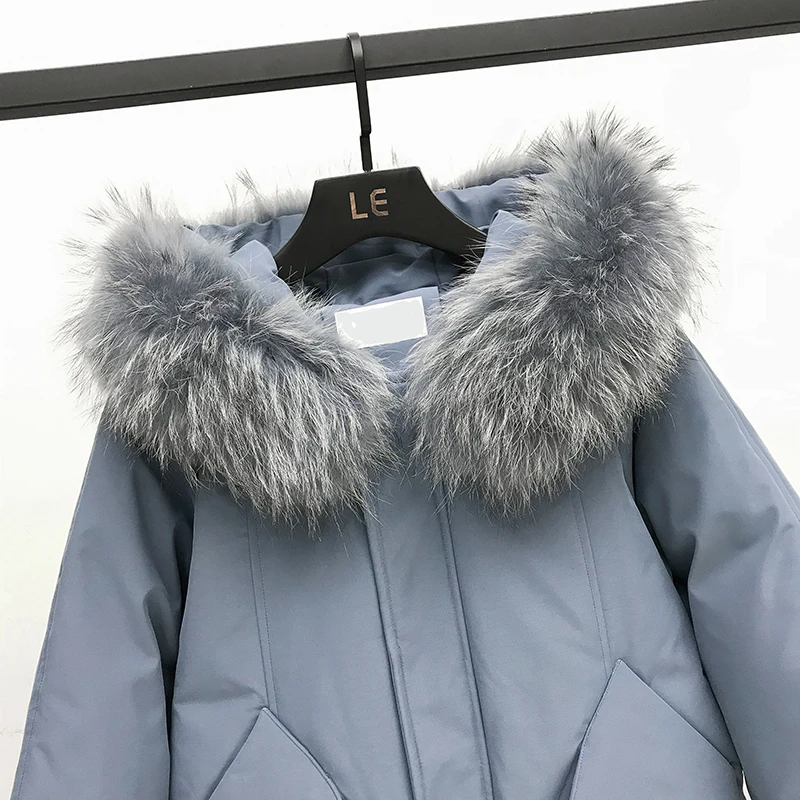 SWREDMI Winter Coat Women New Loose Fashion Dovetail Parka Female Thickening Warm Down Cotton Jacket Women Outerwear Hooded
