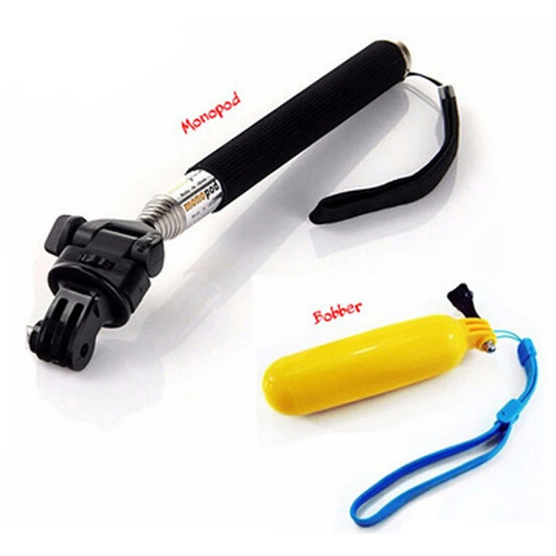 Free Shipping Accessories Set 2 in 1 the Monopod Bobber for GoPro Hero 3 3 4