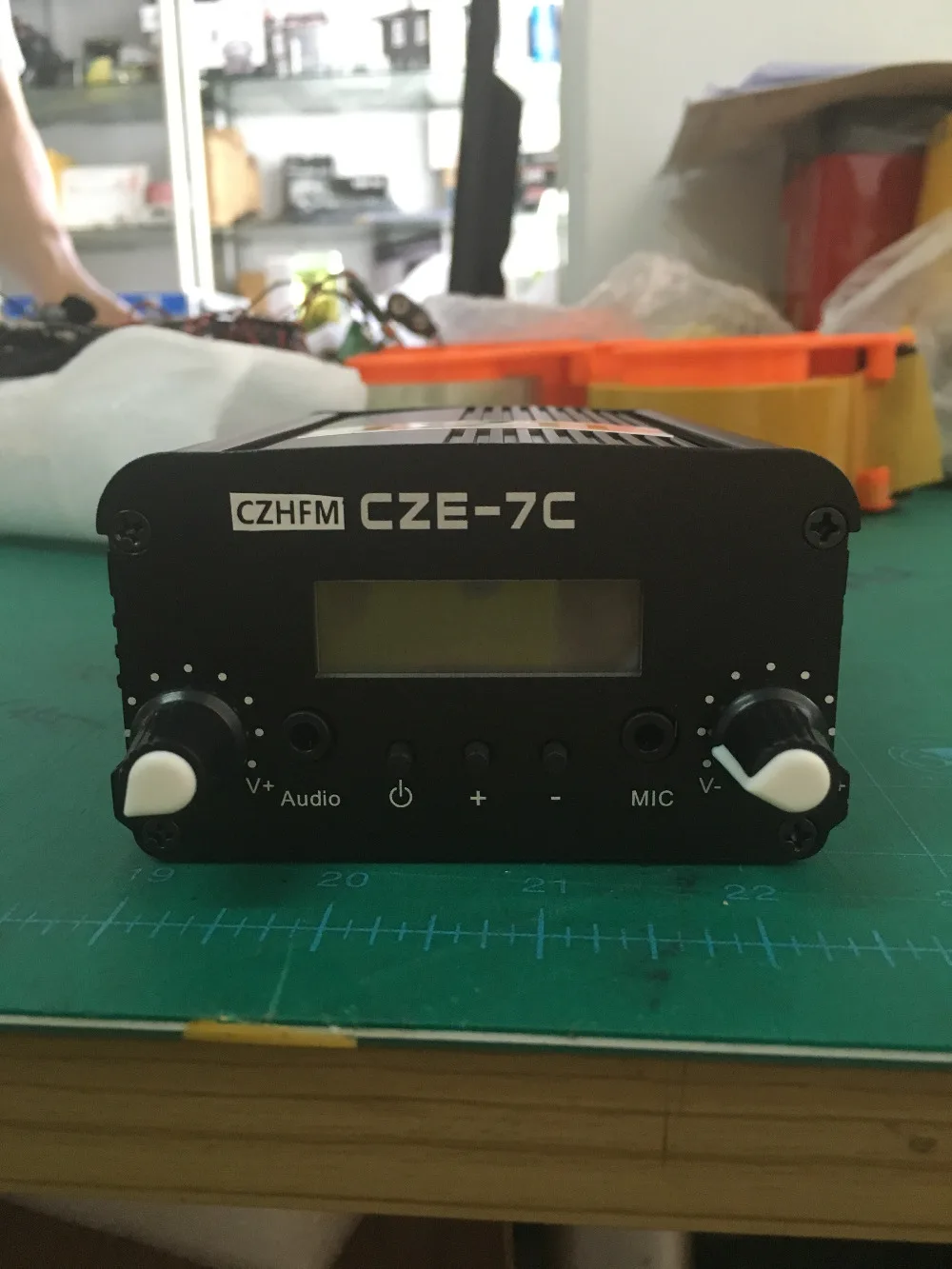 czh-5c 5w pll fm стерео передатчик 76-108mhz