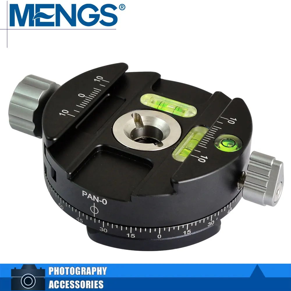 Schwenkklemme MENGS PAN-0 360 Grad drehbares Kamerastativ Kugelkopf Klemme für Kamerastativ 
