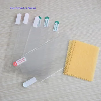 

500PCS/Lot Ultra Clear PET Screen Protector Film For LG K4 Protective Films By DHL Fedex