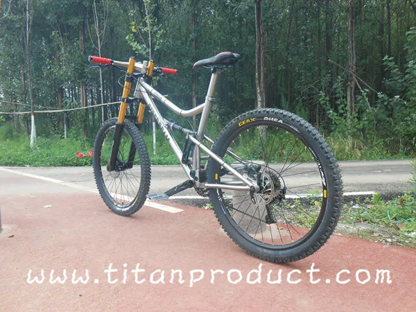 Sale MTB Titanium Frame Full Suspension 17
