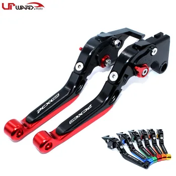 

For HONDA PCX 125 PCX125 PCX150 PCX 150 ALL Year Motorcycle Accessories Folding Extendable Brake Clutch Levers LOGO PCX