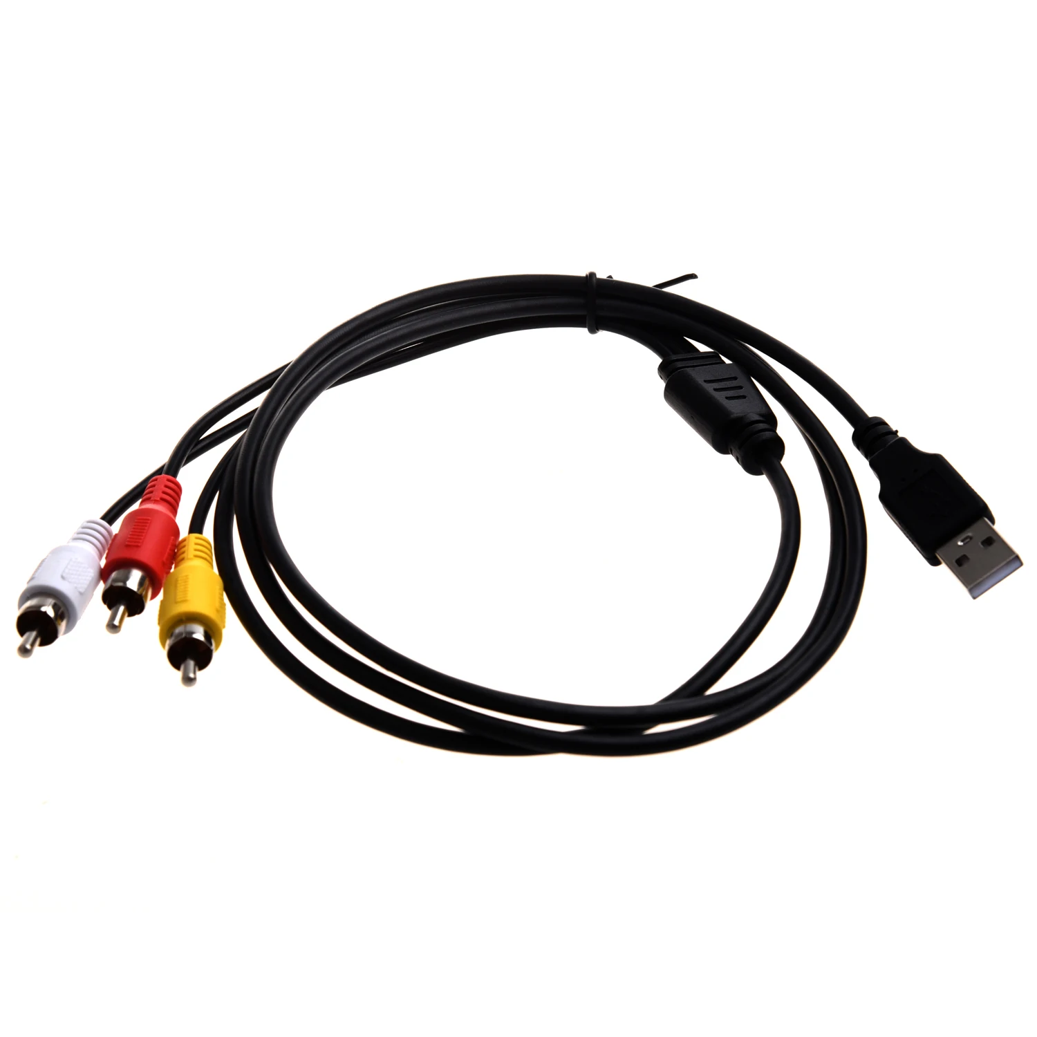 3 RCA к usb-кабелю