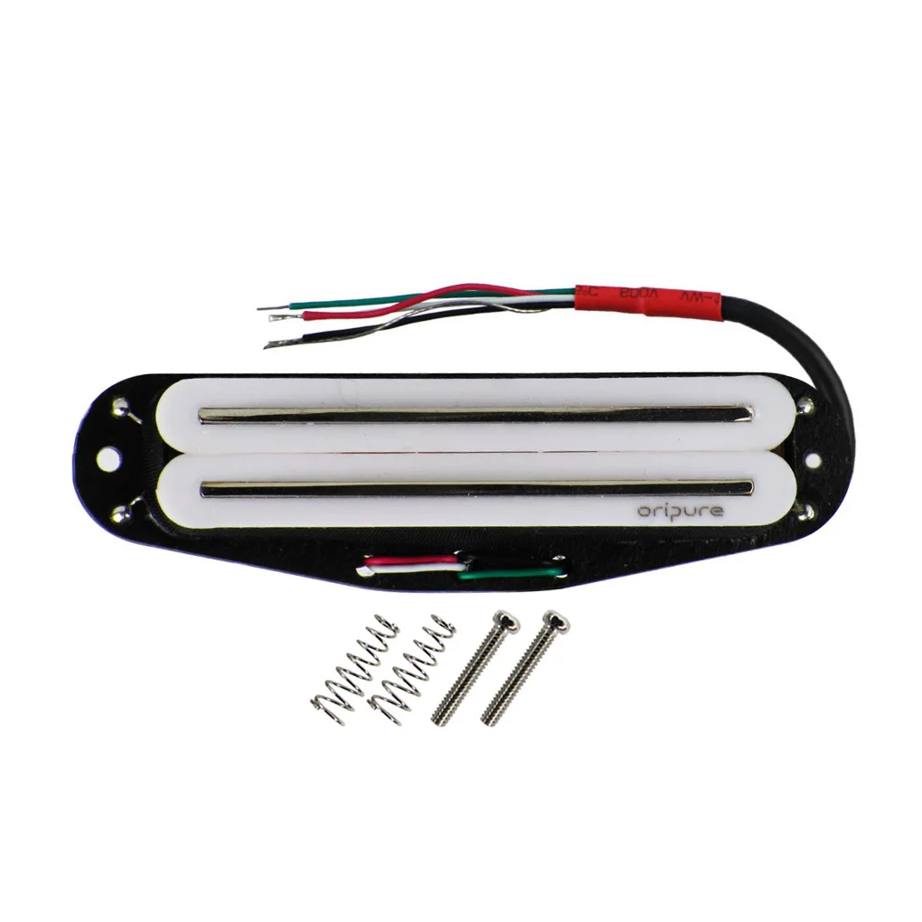 

OriPure Electric Guitar Pickup Alnico 5 Pickup Single Coil Sized Dual Rail Pickup Full Sound For Guitar Parts