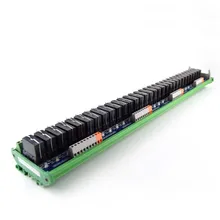 32-channel Fujitsu relay single-group module, 24V signal solenoid valve module, PLC-specific interface 32-channel Fujitsu relay single-group module, 24V signal solenoid valve module, PLC-specific interface