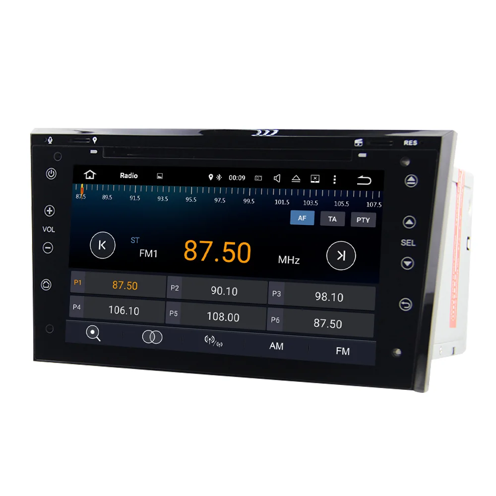 Flash Deal Eunavi Quad Core 2 din Android 9.0 Car Radio GPS Navigation Stereo for Vauxhall Opel Astra H G Vectra Antara Zafira Corsa 2G RAM 2