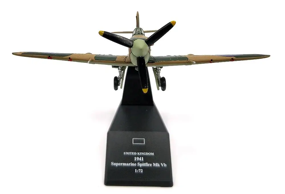 Второй мировой войны Великобритании 1941 суперморской Spitfire Mk Vb 1/72 литая модель самолета AMER