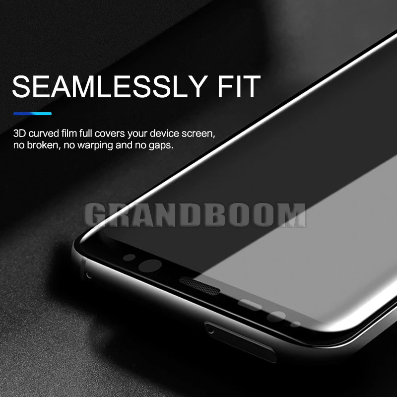 3D полный изогнутое закаленное Высокопрочное Стекло для Samsung Galaxy S8 плюс S7 S6 Edge Plus Экран взрывобезопасная защитная плёнка для НУА Вэй, 50 шт в наборе