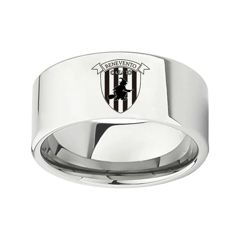

Benevento Calcio Ring Titanium Steel 10MM Fan Gift