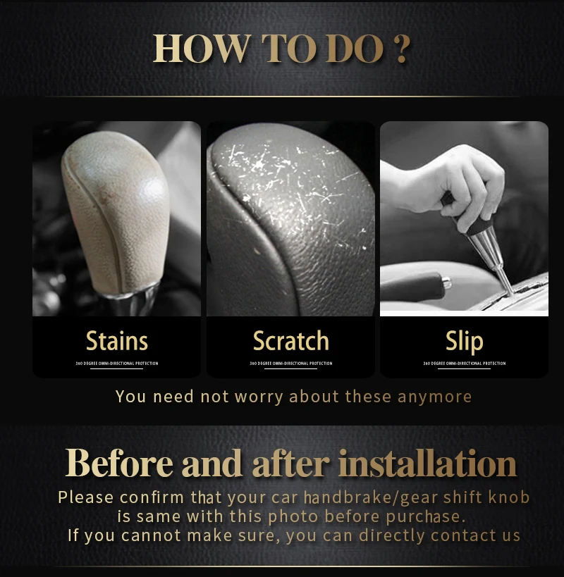 gear shift knob cover For Audi A6L AT 2016 Year_02