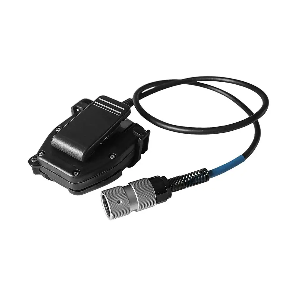  Peltor PTT Headset Adapter For AN/PRC152 PRC148 Dummy Case 6 Pin Military Headset Plug PTT