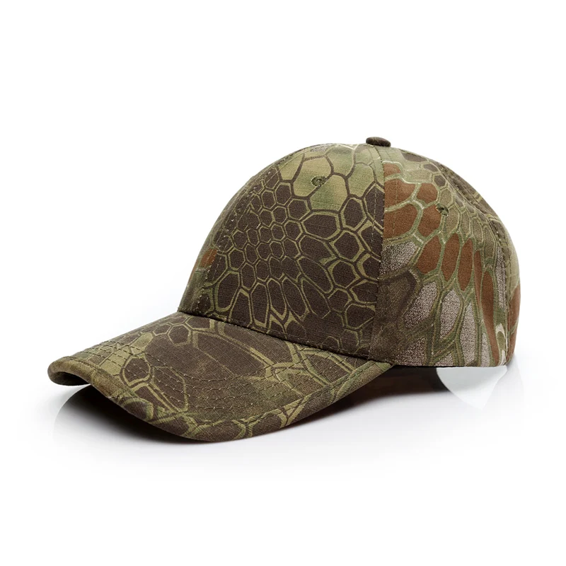 

Military cap men army bionic Baseball cadet python rattlesnake python camping hiking Tactical Camouflage hat