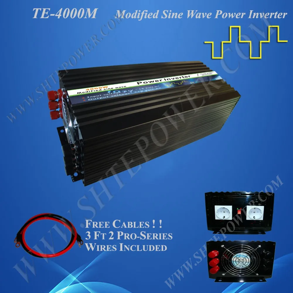 Инвертор 12 v 220 v 4000 w dc ac инвертор 4 kw вход 12 v выход 220 v