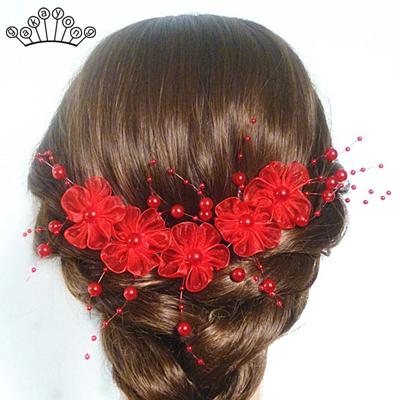 Fashion Bridal Hair Accessories Pearl Lace Flower Brides Hair Clip Hair  Combs Handmade Wedding Hair Jewelry|Hair Jewelry| - AliExpress