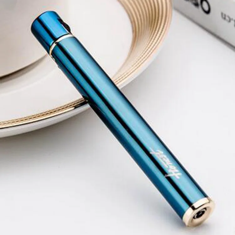 Man and Women Windproof Cigarette Gas Lighters Creative Slim Type Mini Matchstick Refillable Flint Lighter