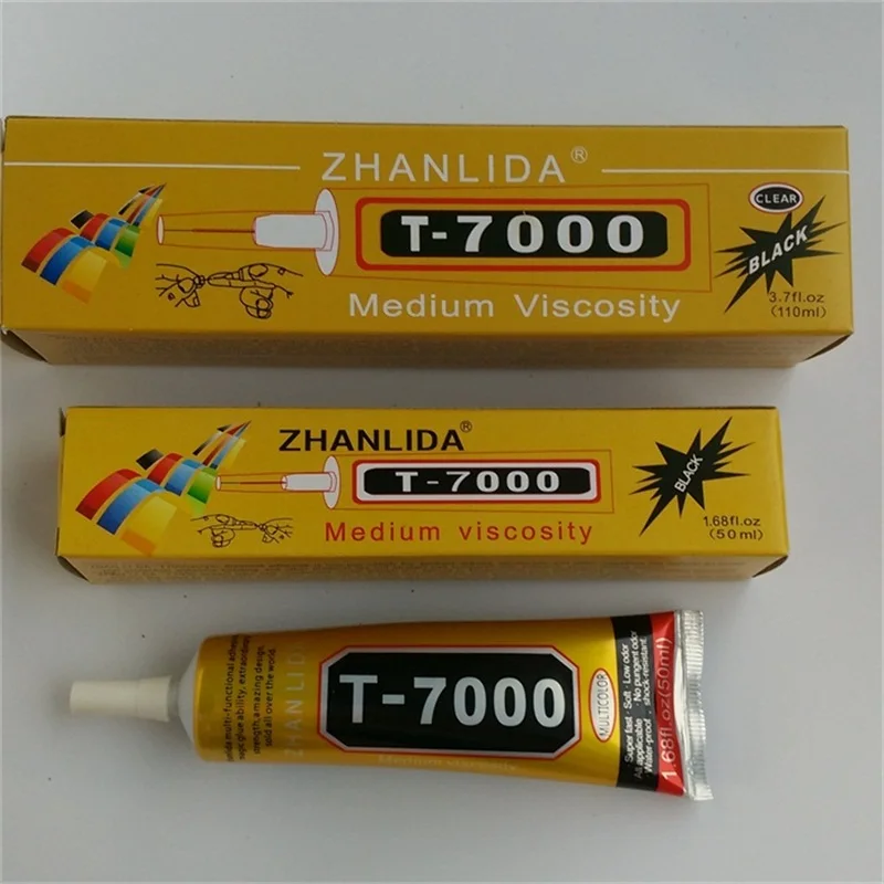 B7000 Upgrade Black Liquid Rubber 2pcs T7000 Glue Wood Plastic Metal