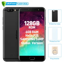 Ulefone T1 Premium Edition 6GB+128GB 5.5″ FHD Helio P25 Octa Core Mobile Phone Android 7.0 Fingerprint 4G Global version