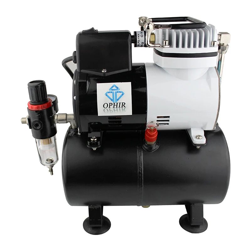 Compressor de ar dos Jogos do Aerógrafo de Ophir com Divisor Apropriado para a Decoração do Bolo Tattoo_ac115 + 004a + 074 + 038 Temporária 5 Pintura de corpo