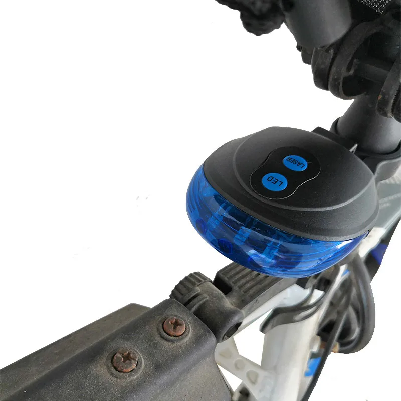 Для безопасного велосипедного фонаря 5LED+ 2 Лазерный велосипедный светильник MTB велосипедный задний светильник s велосипедный Предупреждение ющий велосипедный светильник