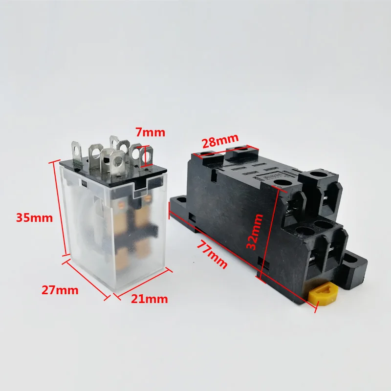 JQX 13F LY2NJ HH62P релейная катушка общего назначения DPDT Micro Mini электромагнитный