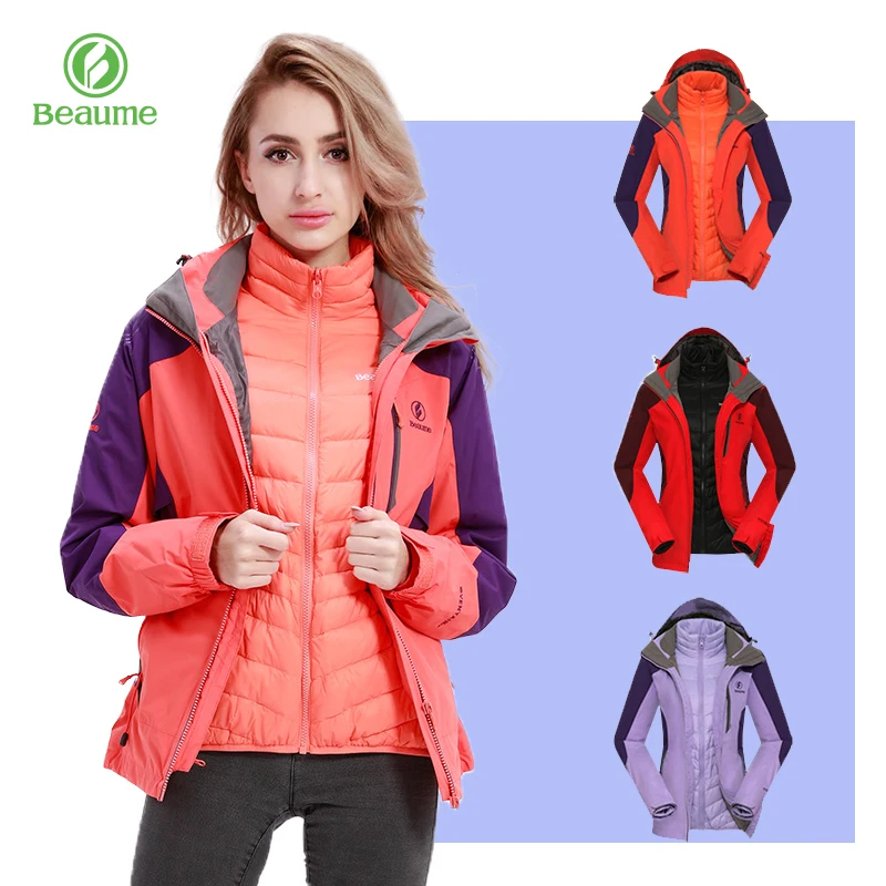 

Beaume Outwear Windproof&Waterproof Skating 3 in 1 Jacket for Women 64080