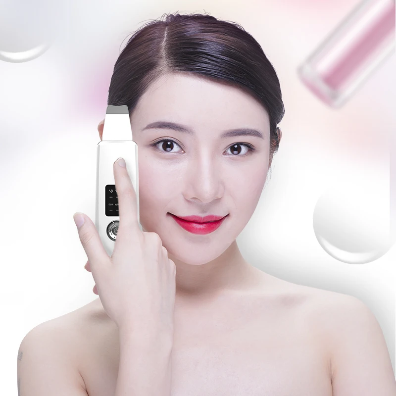 

Facial Peeling Skin Pore Cleaner Ultrasonic Removal Blackhead Machine Face Skin Scrubber Deep Cleaning Acne Beauty Face Skin