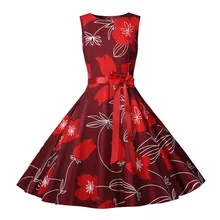 Plus Size Summer Dress Women Vintage Rockabilly Dresses Jurken Floral 50s 60s Retro Big Swing Pinup Party Dress Vestidos O-Neck Plus Size Summer Dress Women Vintage Rockabilly Dresses Jurken Floral 50s 60s Retro Big Swing Pinup Party Dress Vestidos O-Neck
