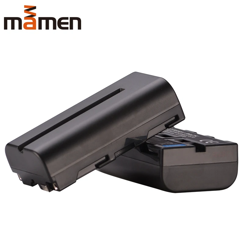 Mamen NP F550 ЖК-дисплей USB Dual Зарядное устройство цифровой NP-F550 7,4 V 2400 мА/ч, Камера Li-Батарея для sony RV100 RV200 CCD SC5 SC5/E SC55 SC55E