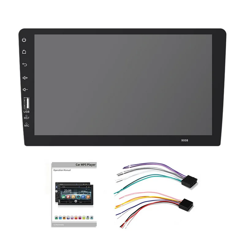Автомагнитола для CarPlay IOS Android TF карта MP5 сенсорный экран 9 дюймов Bluetooth зеркальная связь камера заднего вида вход FM