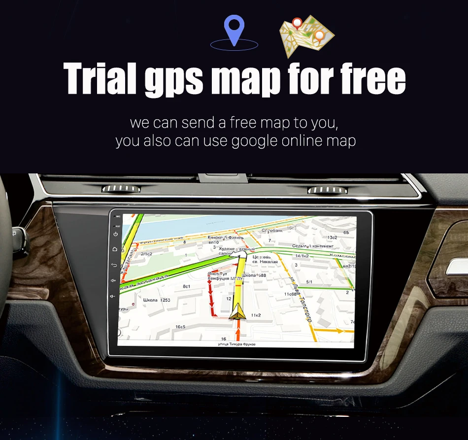Discount Eunavi Android 8.1 Octa-core 10.1 inch Car Radio HeadUnit GPS Navi Player for  VW Volkswagen Touran 2016 With SWC WIFI 2G+32G 8