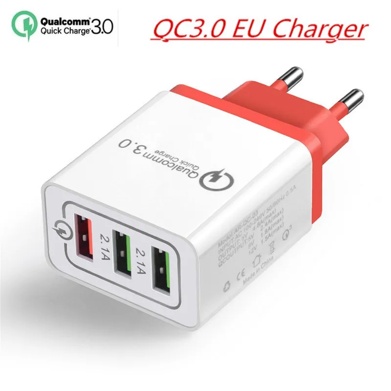 30 Вт Быстрая зарядка 3,0 USB зарядное устройство QC3.0 Быстрая зарядка QC 3,0 настенное зарядное устройство для hauwei P Smart honor 8C 8X 7A 7C PRO 6C зарядное устройство - Тип штекера: EU chager