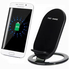 2 Coils Qi Беспроводной Зарядное устройство 15 Вт подставка для iPhone X 8 плюс USB быстро зарядного устройства для Samsung S8 Plus S7 S6 edge Note 8 док-станция
