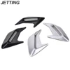 JETTING 2pcs Car Auto Side Vent Air Flow Fender Intake Sticker Car Simulation Side Vents Decorative ► Photo 1/6