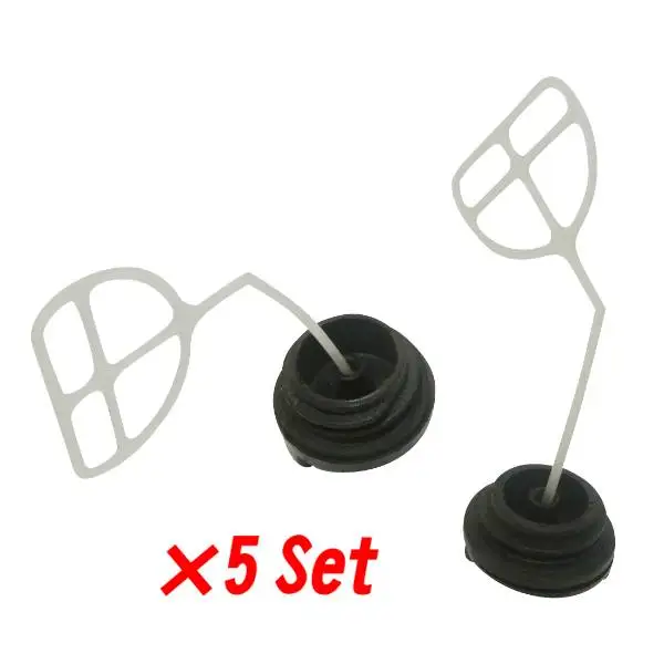 

Fuel Petrol Filler Cap + Oil Cap 5 Set For 5200 5800 4500 45cc Gasoline Chainsaw