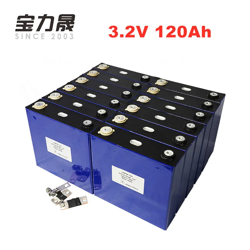 

12PCS 120Ah Lifepo4 Lithium Iron Phosphate Cell Aluminum Shell CATL 12V 24V 36V 48V 60V Battery Pack Assembly 3C Solar Energy