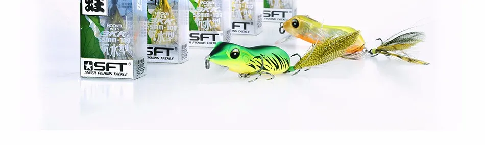 Роскошная серия бренд SFT тип лягушка рыболовная приманка Fishfrog bass sneakhead Crankbait симуляция лягушка искусственная приманка