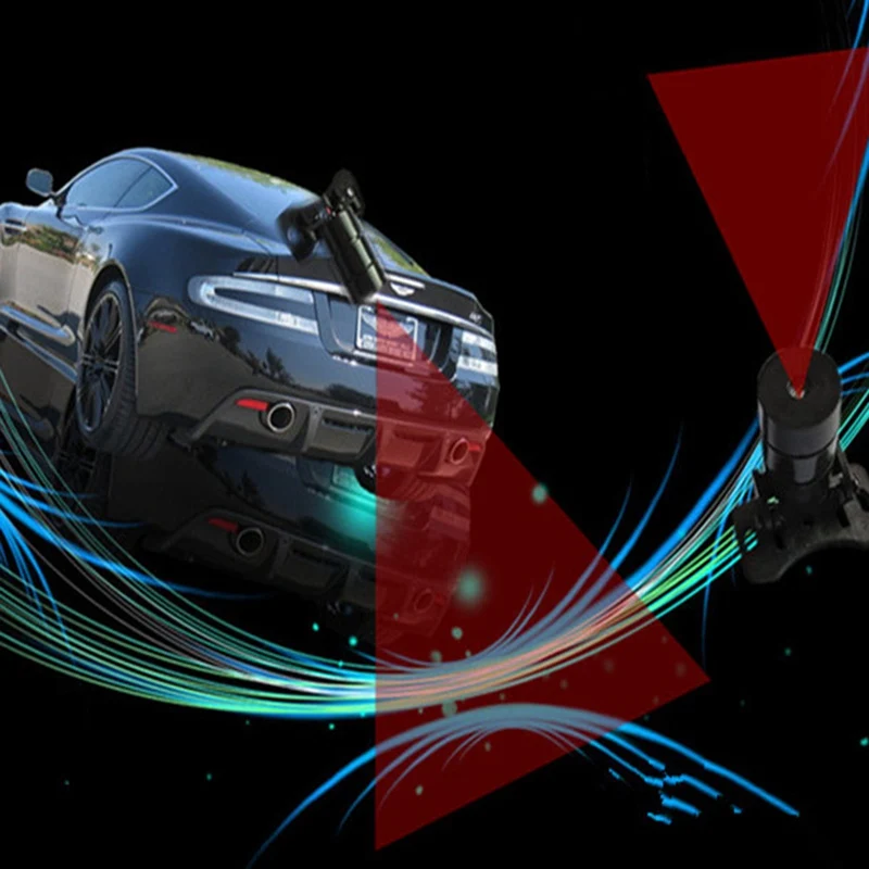 

Led Car Laser Fog Light Rear Anti-Collision Driving Safety Signal Warning Lamp Brake Auto Parking Lamp