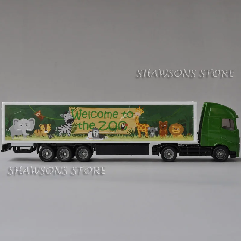 SIKU 1627 литые под давлением модели грузовиков игрушки 1: 87 человек грузовик и прицеп контейнер Реплика