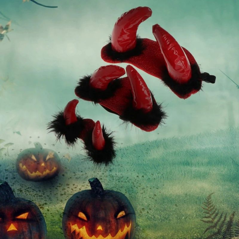 Шляпа Pet Хеллоуин костюм Регулируемый головной убор костюмы Рог-деко собака Cat аксессуары для косплея #20/17 Вт