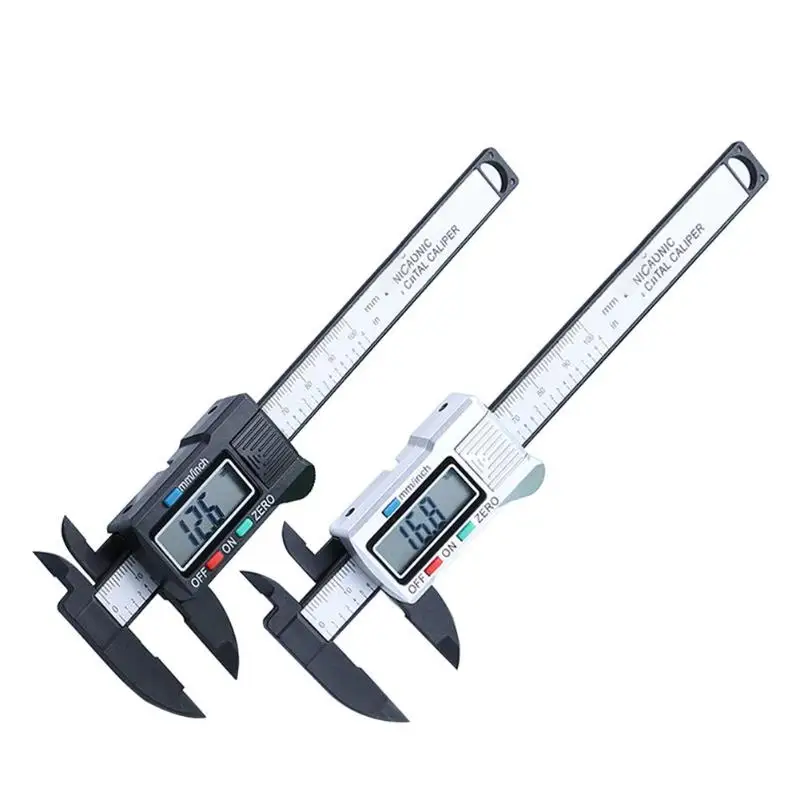100mm Lcd Digital Electronic Carbon Fiber Vernier Caliper Gauge